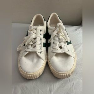 Gola Women's Off-White/Dark Green Low-top Trainers